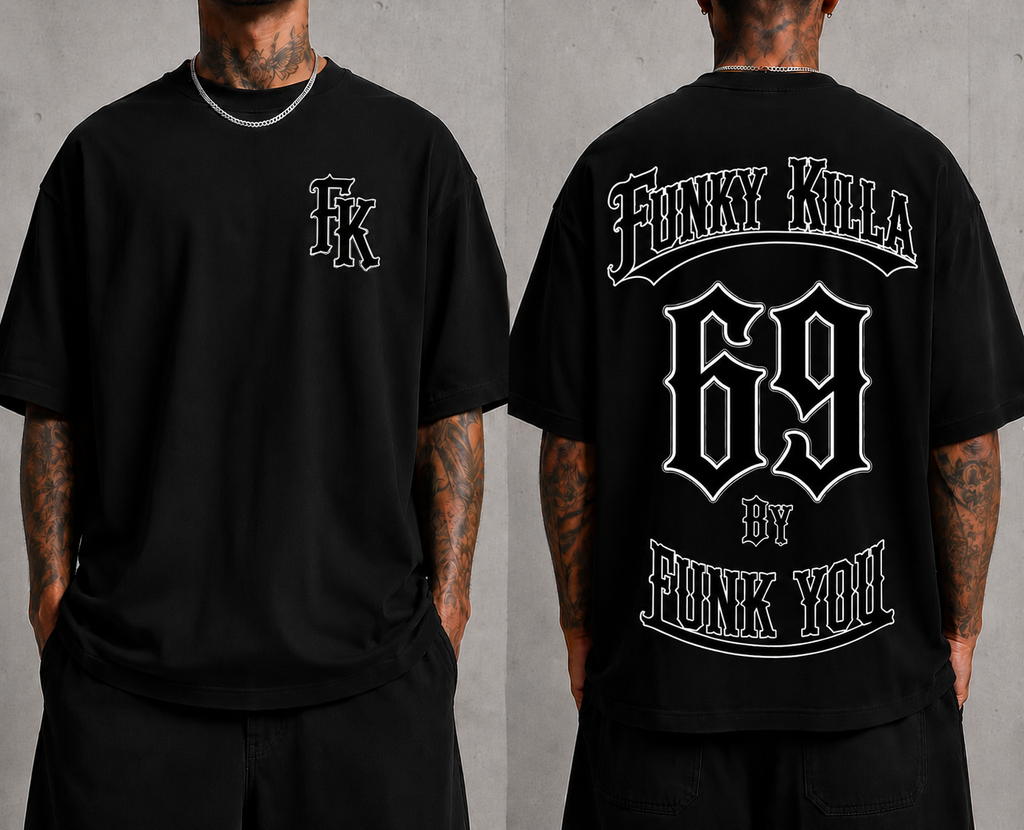T-Shirt Oversize "Funk You" – Brodé