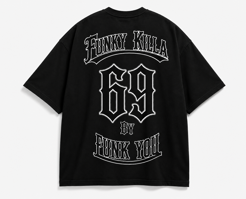T-Shirt Oversize "Funk You" – Brodé
