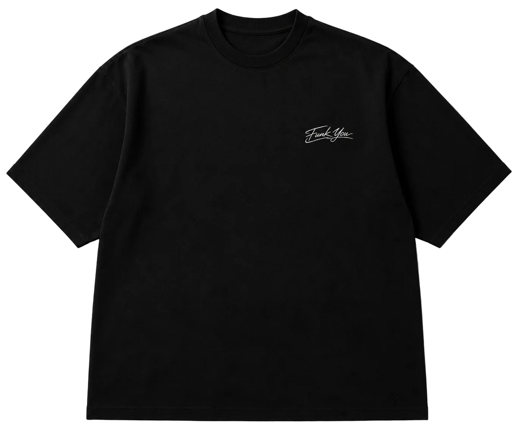 teeshirt funk you oversize high-neck