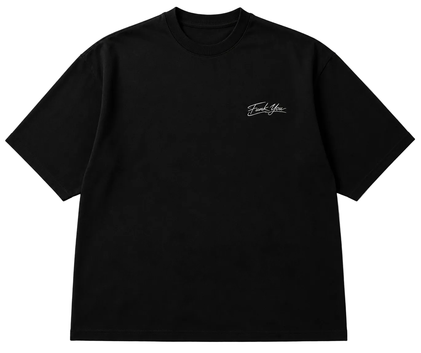 teeshirt funk you oversize high-neck