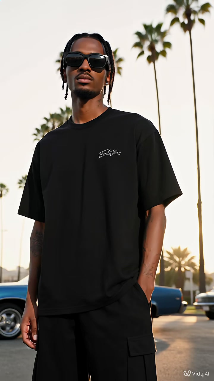 teeshirt funk you oversize high-neck